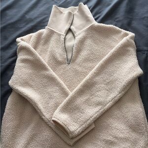 Elle Cream Textured Pullover